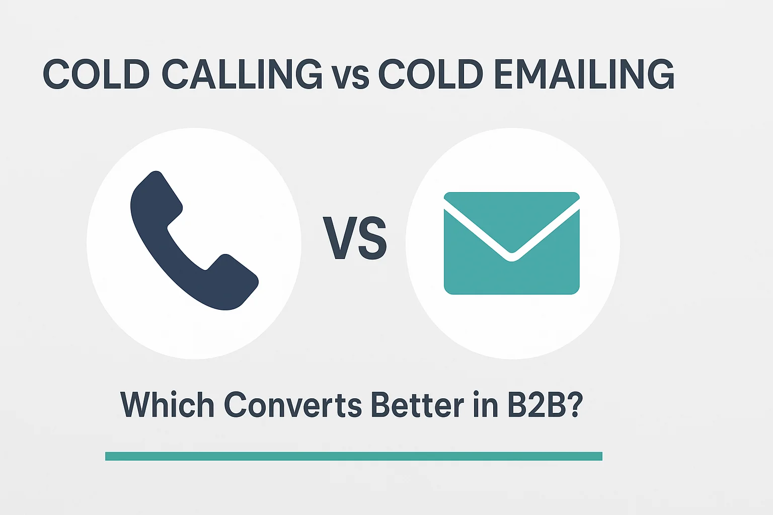Cold Calling vs Cold Emailing: Which Converts Better in B2B?