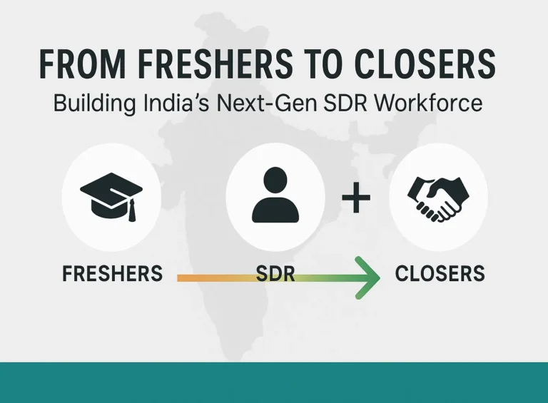 From Freshers to Closers: Building India’s Next-Gen SDR Workforce